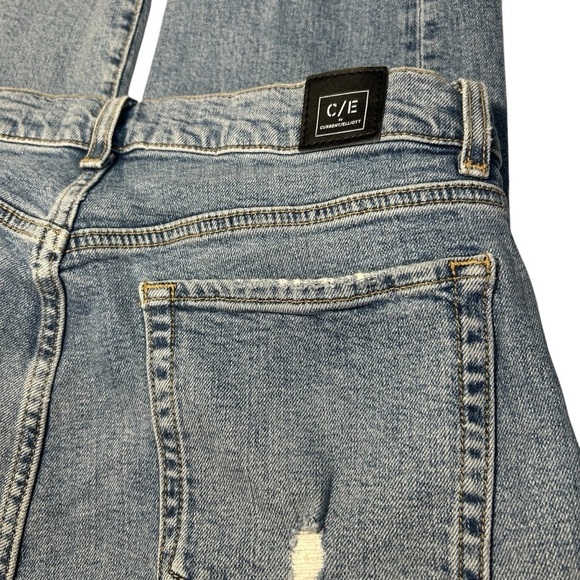 Current Elliott Distressed Straight Leg Jeans Sz 28 - Picture 8 of 15
